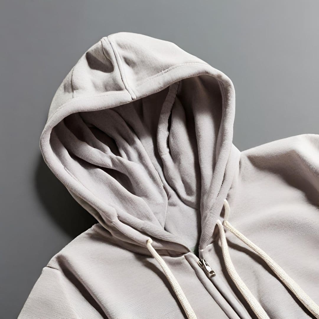 Classic Heather Gray Hoodie - Thumbnail 2