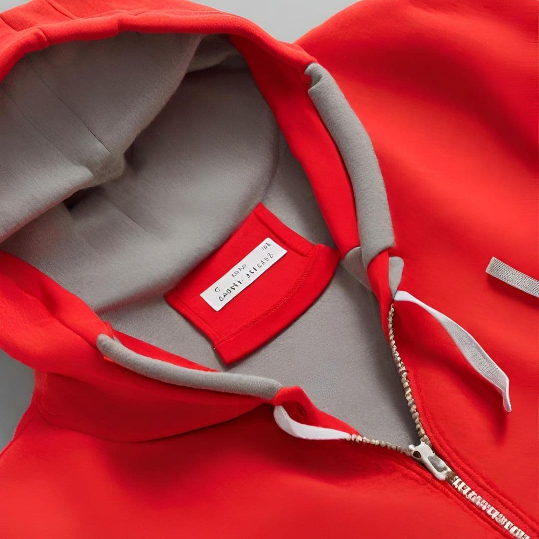 Classic Red Pullover Hoodie - Thumbnail 2