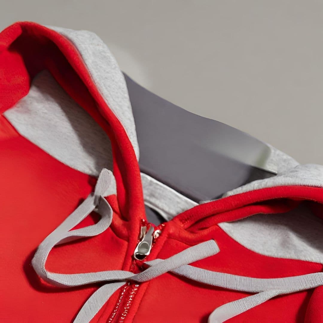 Classic Red Pullover Hoodie - Thumbnail 3