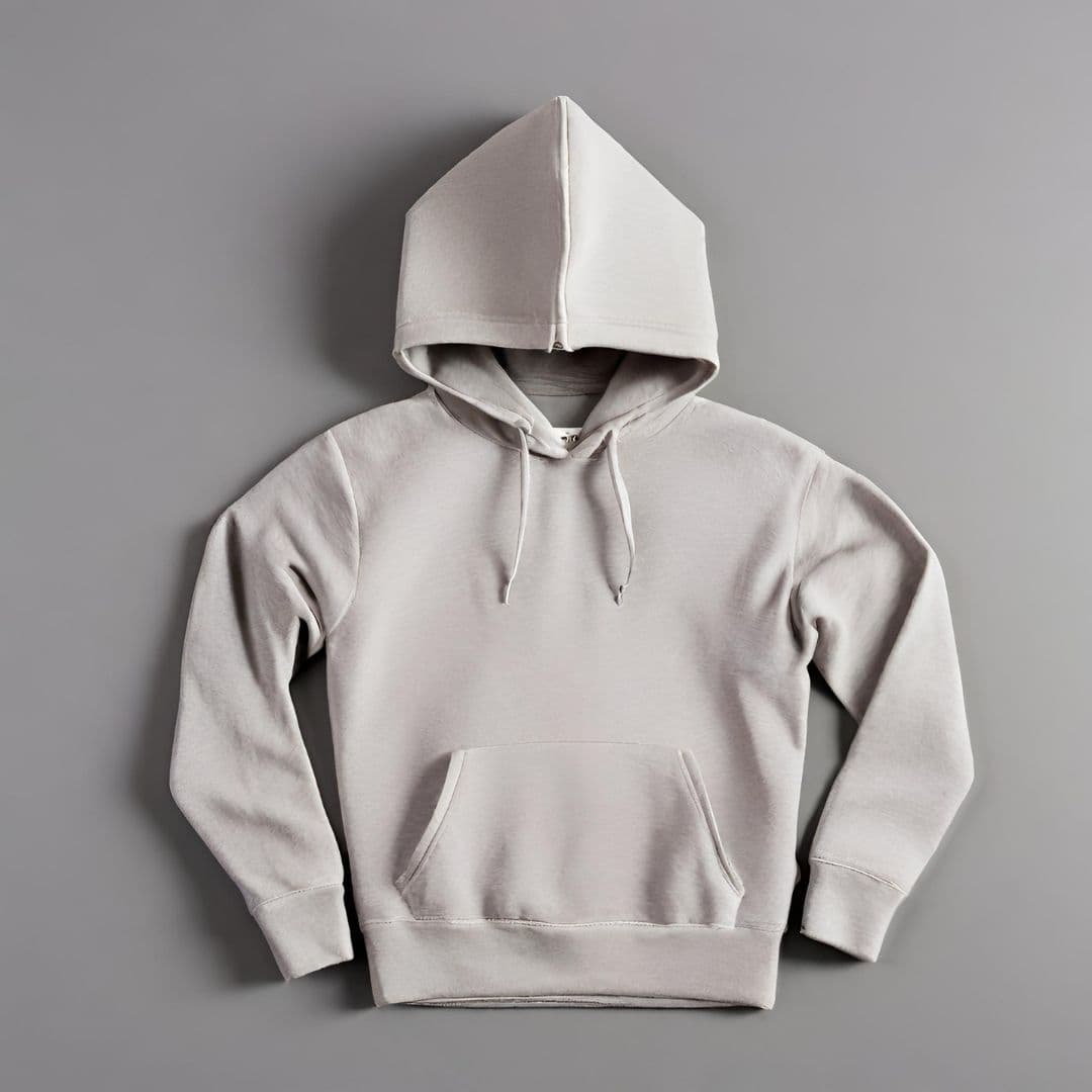 Classic Heather Gray Hoodie - Thumbnail 3